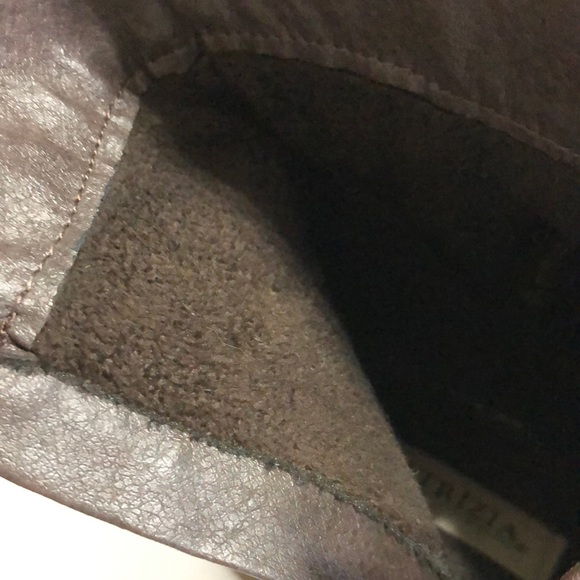 Patrizia by Spring Step Brown and Metallic Gunmetal  Moto Boots - Picture 7 of 8